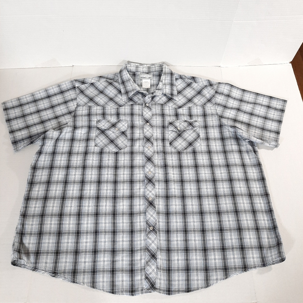 Wrangler Wrancher Pearl Snap Western Shirt